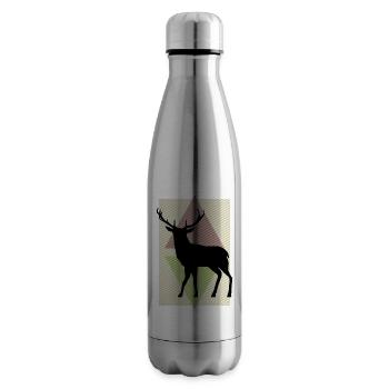 Deer - Insulated Water Bottle - silver - Right
