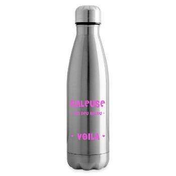 Je suis râleuse parce que voilà - Bouteille isotherme - argent clair - Droite