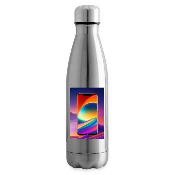 Mon téléphone portable - Bouteille isotherme - argent clair - Droite