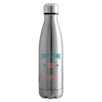 Editeur Romancier Ecole Noël Rédacteur de contenu - Bouteille isotherme - argent clair - Droite