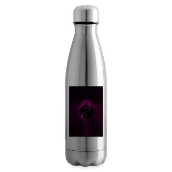 Yin Yang magenta 1 - Isolierflasche - Lightsilver - Rechts