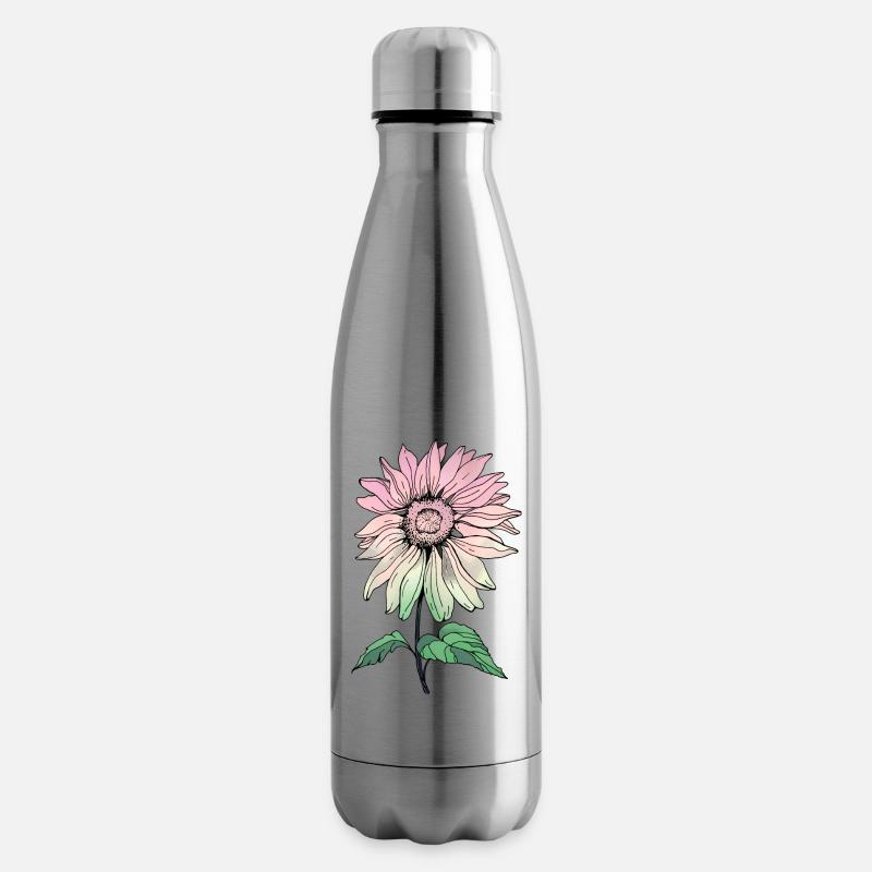 Blume - Isolierflasche - Lightsilver
