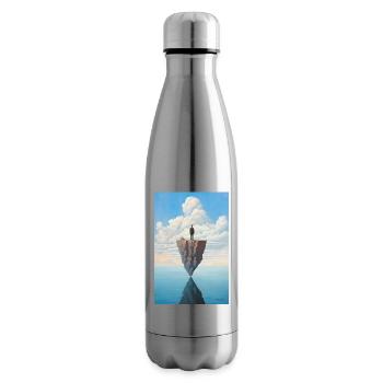 Loneliness - Insulated Water Bottle - silver - Right