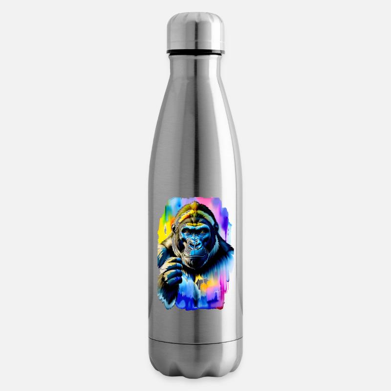 Gorilla #1 - Isolierflasche - Lightsilver