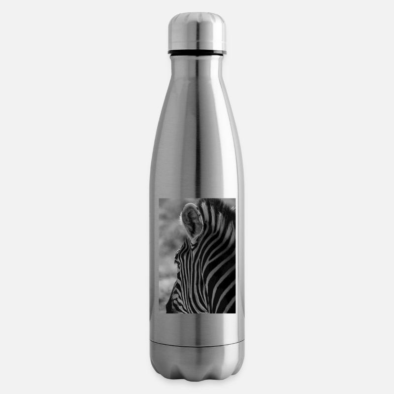 zèbre - Bouteille isotherme - argent clair