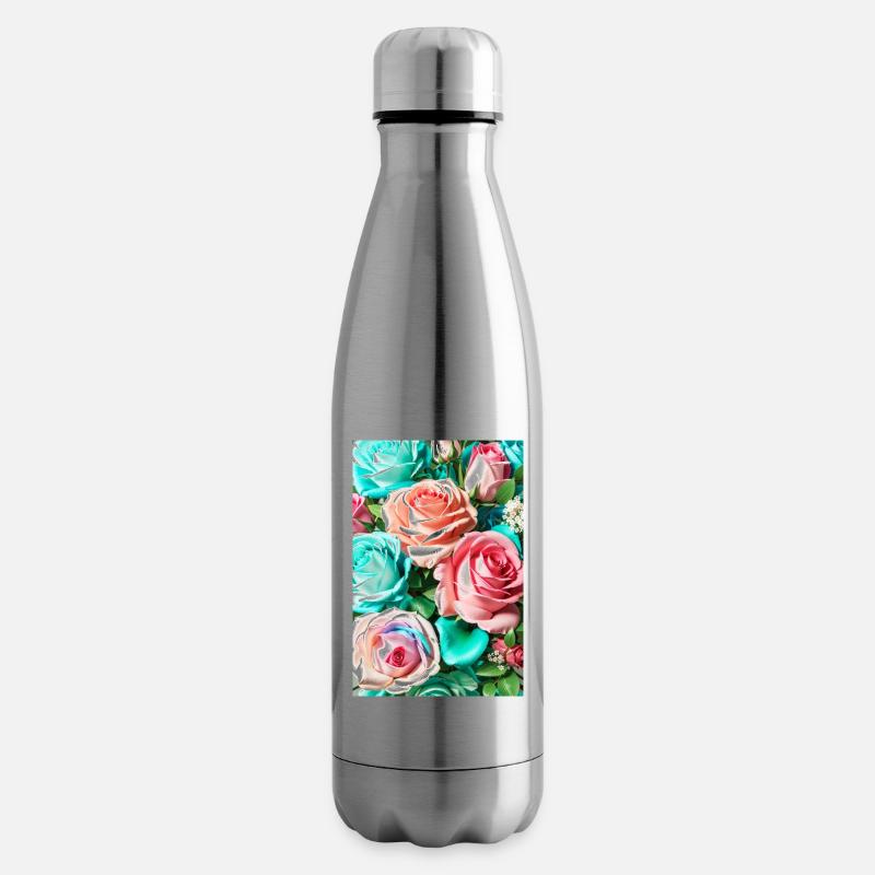Blumen 150 - Isolierflasche - Lightsilver