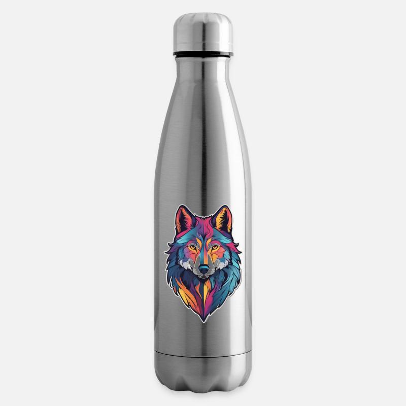 Wolf - Isolierflasche - Lightsilver