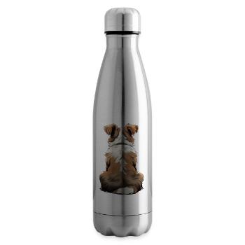 Australian Shepherd - Insulated Water Bottle - silver - Right