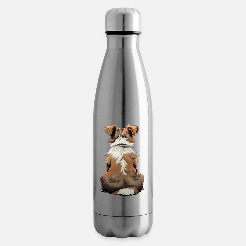 Berger australien - Bouteille isotherme - argent clair