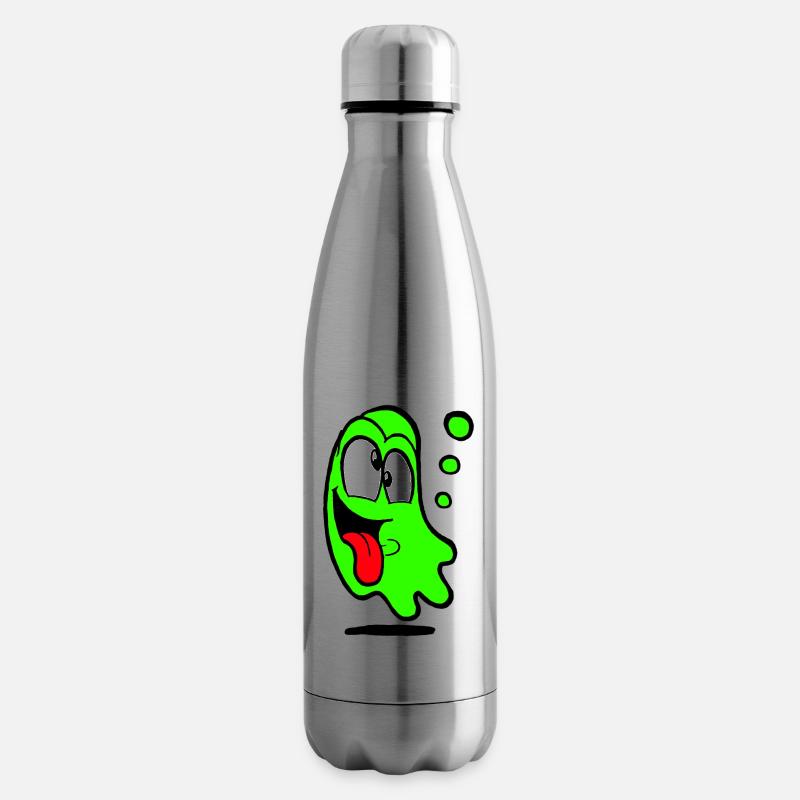 Confucius en vert - Bouteille isotherme - argent clair