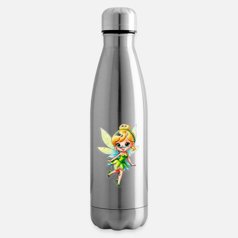 Petite Fée 10 - Bouteille isotherme - argent clair