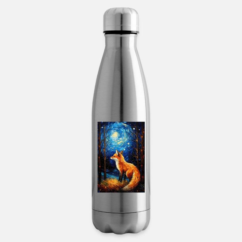 Renard - Bouteille isotherme - argent clair