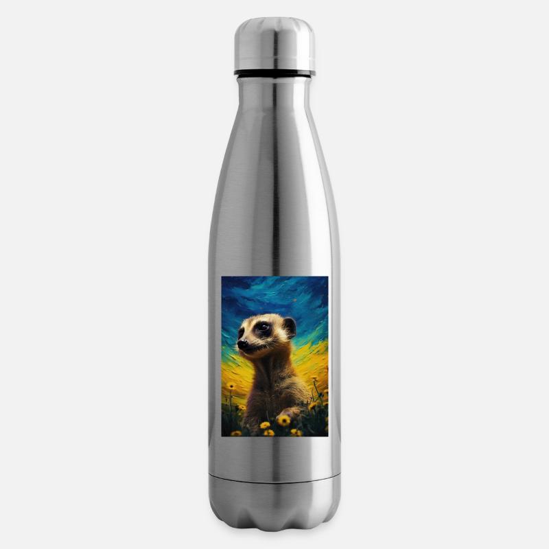 Erdmännchen - Isolierflasche - Lightsilver