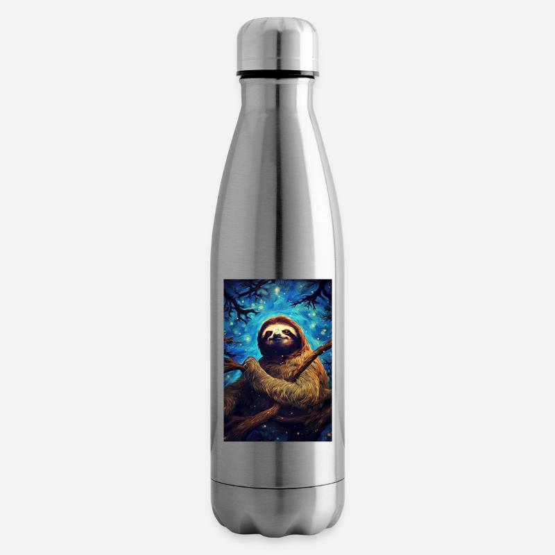 Faultier - Isolierflasche - Lightsilver