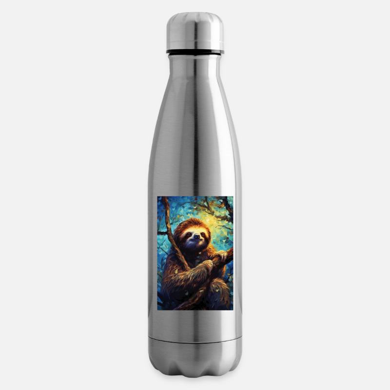 Faultier - Isolierflasche - Lightsilver