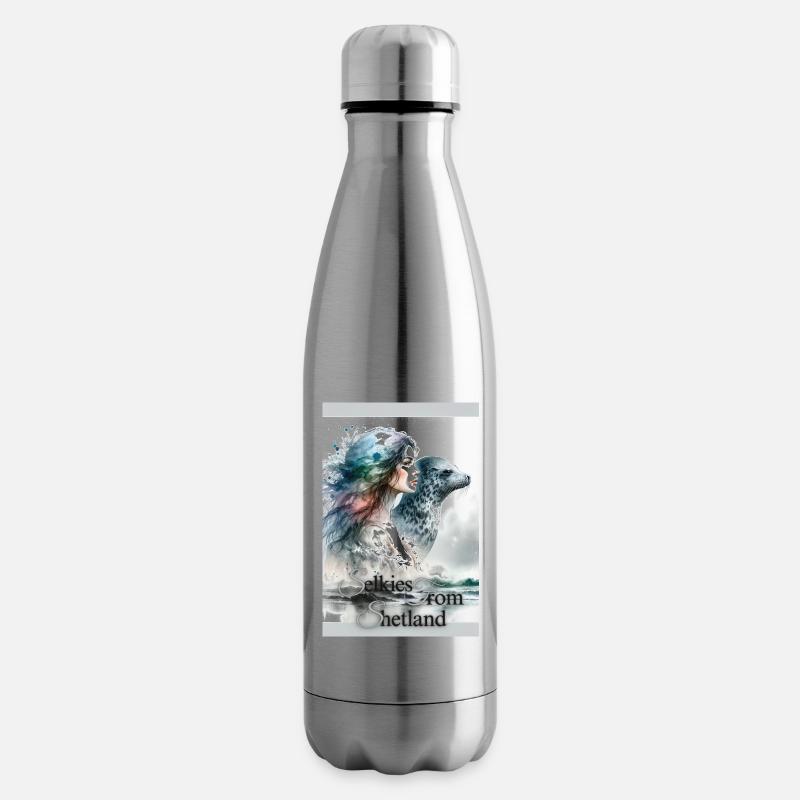 Selkies aus Shetland - Isolierflasche - Lightsilver