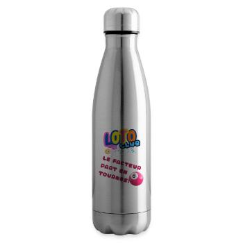LOTO - BINGO - 6 - LE FACTEUR PART EN TOURNEE - Bouteille isotherme - argent clair - Droite