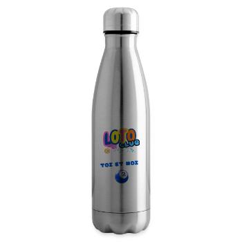 LOTO - BINGO - 2 - TOI ET MOI - Bouteille isotherme - argent clair - Droite