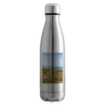 Paysage de Kos et vue sur le littoral - Bouteille isotherme - argent clair - Droite
