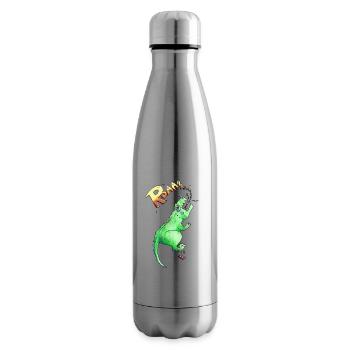 T-rex - Insulated Water Bottle - silver - Right
