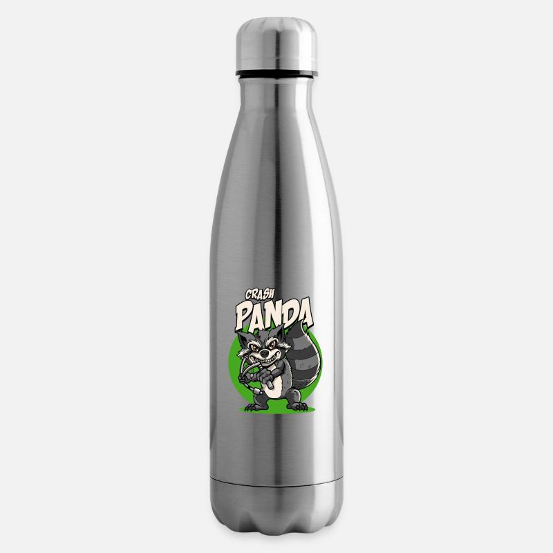 Crash Panda - Conception d’anesthésie et d’ambulancier - Bouteille isotherme - argent clair