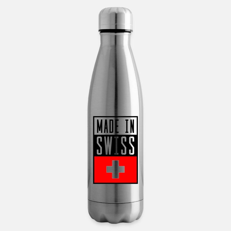 swiss made in - Isolierflasche - Lightsilver