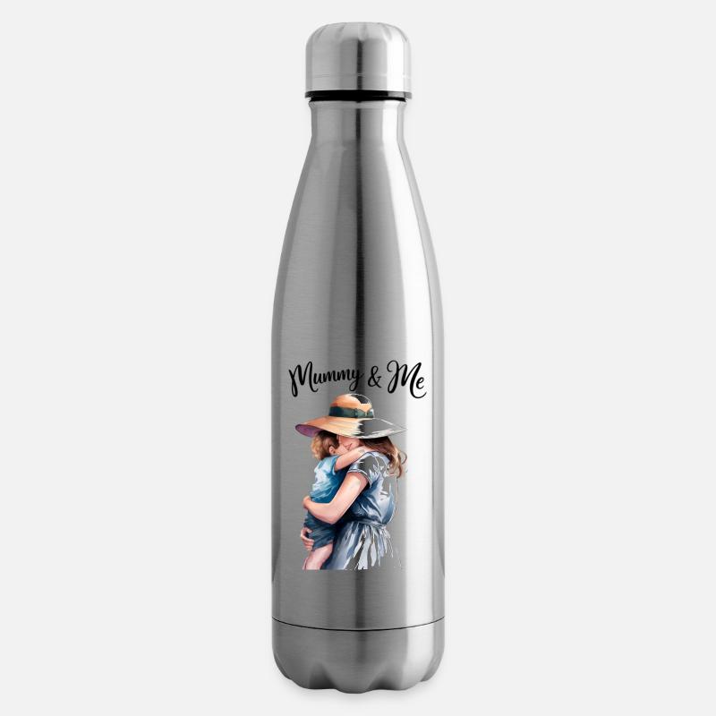 Mama und ich – Endlose Liebe - Isolierflasche - Lightsilver