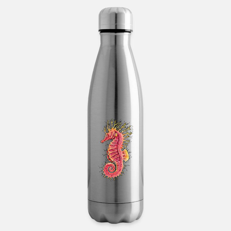 Seepferdchen - Isolierflasche - Lightsilver
