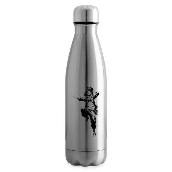 Street Art Fille 23243 - Bouteille isotherme - argent clair - Droite