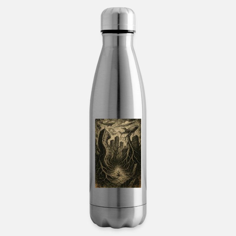 Die Natur wird sich zurückerobern - Isolierflasche - Lightsilver