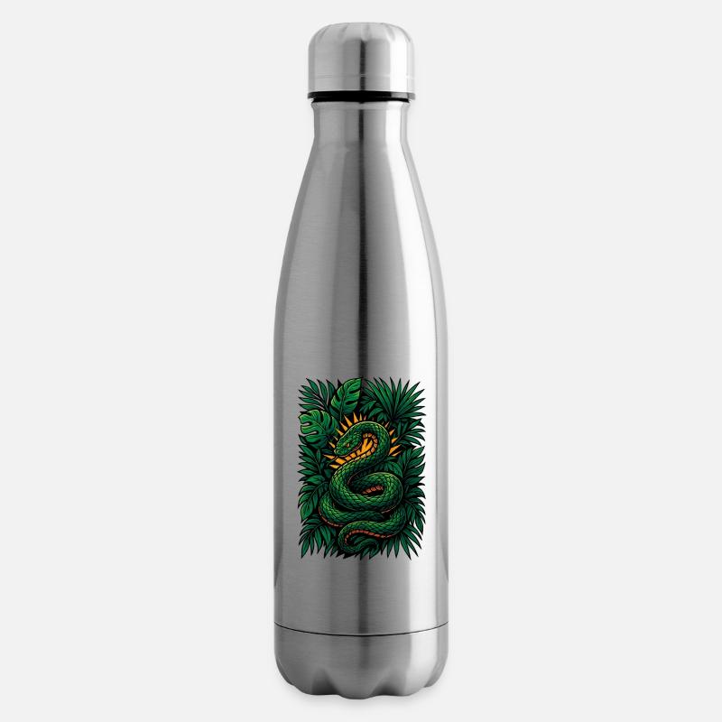 Sunburst Serpent - Bouteille isotherme - argent clair