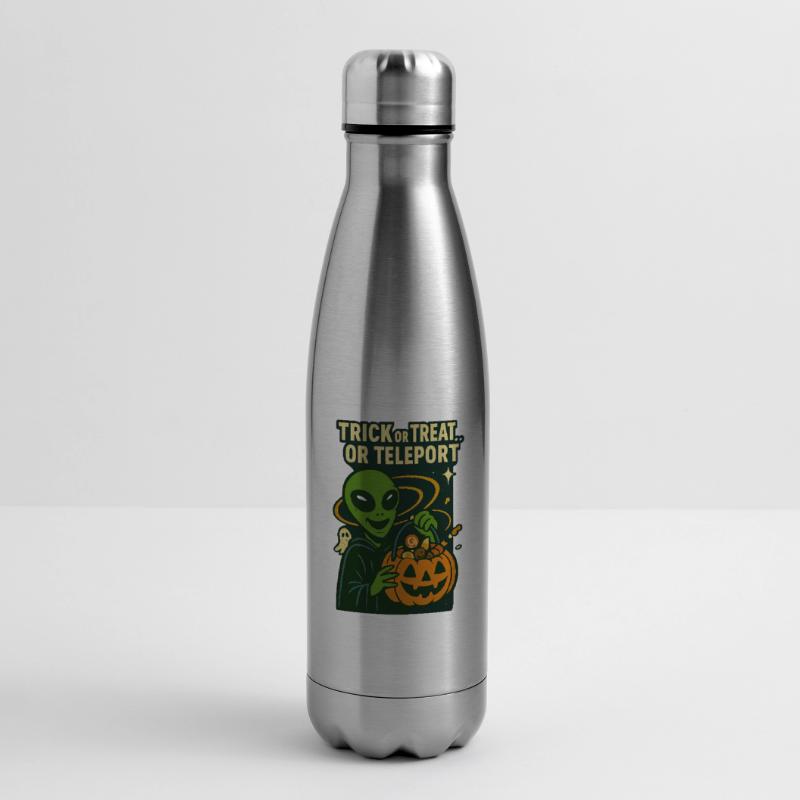 Alien Halloween T-Shirt – Süßes oder Saures... oder... Isolierflasche