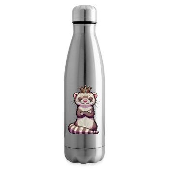 Furet Ferret Holder Furet Propriétaire - Bouteille isotherme - argent clair - Droite