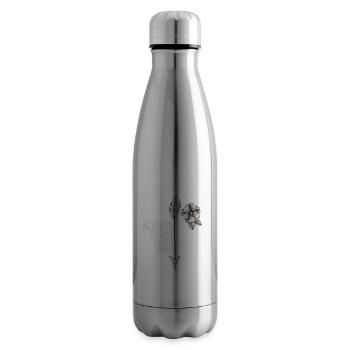 Faites toujours confiance à votre roi Lionne graphiques - Bouteille isotherme - argent clair - Droite