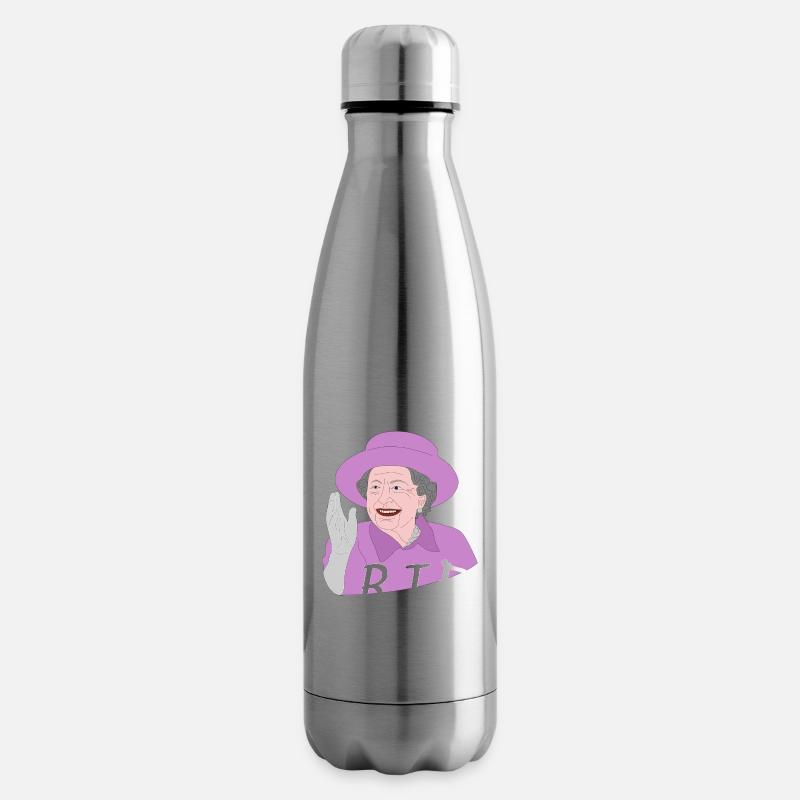 R.I.P. Queen Elizabeth - Isolierflasche - Lightsilver