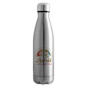 Avril 2000 Vintage Born Vintage Anniversaire - Bouteille isotherme - argent clair - Droite