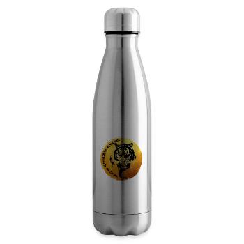 Tiger gibt niemals auf - Isolierflasche - Lightsilver - Rechts