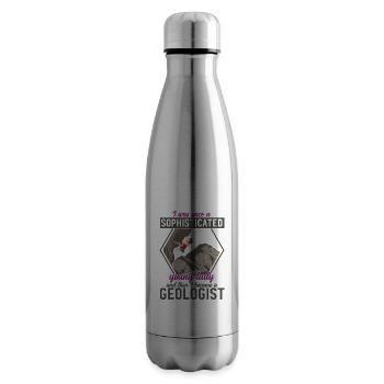 Geology Professor Geologist Geology Student - Insulated Water Bottle - silver - Right