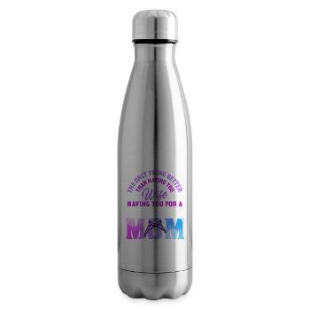 Stiefmutter Muttertag Stiefmama Mutter - Isolierflasche - Lightsilver - Rechts