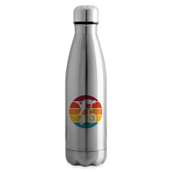 bmx bike bmx young bmx bike women men - Insulated Water Bottle - silver - Right