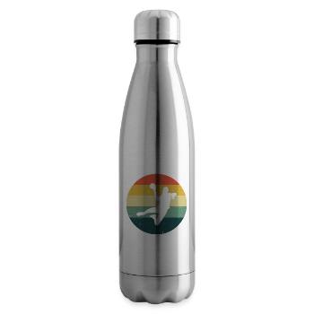 Handball Joueurs de handball Jeux de handball Jeux de handball - Bouteille isotherme - argent clair - Droite