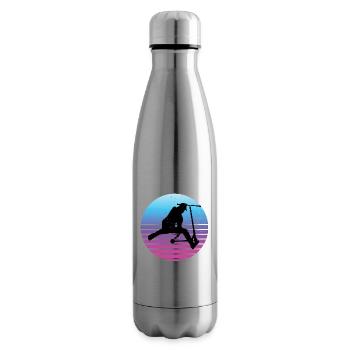 Stunt Scooter Herren Tretroller Scooter Scooter St - Isolierflasche - Lightsilver - Rechts