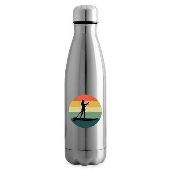 Stand up Paddleboard Hommes Stand up Paddle Board - Bouteille isotherme - argent clair - Droite