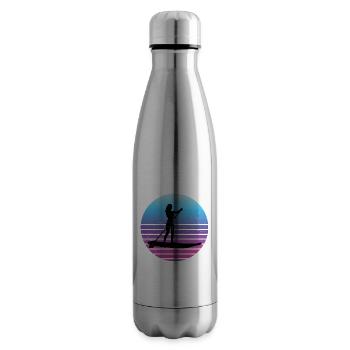 Standup Paddle Femme Sup Standup Paddle - Bouteille isotherme - argent clair - Droite