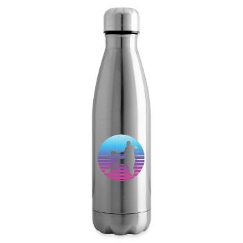 Jeux de Handball Handball Femmes Handball Hommes - Bouteille isotherme - argent clair - Droite