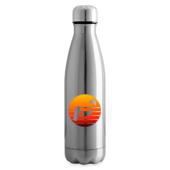 Kitesurfeuse Femmes Kitesurf Kitesurf Hommes - Bouteille isotherme - argent clair - Droite
