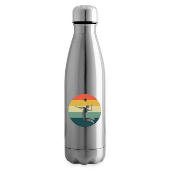 Beach Volley Women's Volley Volleyball - Insulated Water Bottle - silver - Right