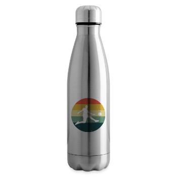 Herren Fussballer Damen Fussball Fussballspieler - Isolierflasche - Lightsilver - Rechts