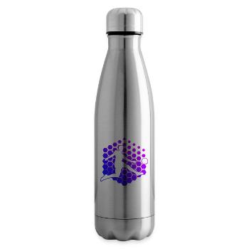 Footballers Women's Football Men's Football Matches - Insulated Water Bottle - silver - Right