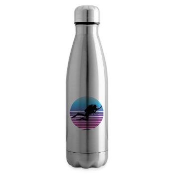 Scuba Divers Diving Scuba Diver Divers - Insulated Water Bottle - silver - Right